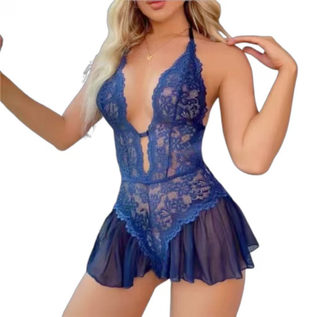 Baby Clothing Model - Ensemble de lingerie en dentelle blanche