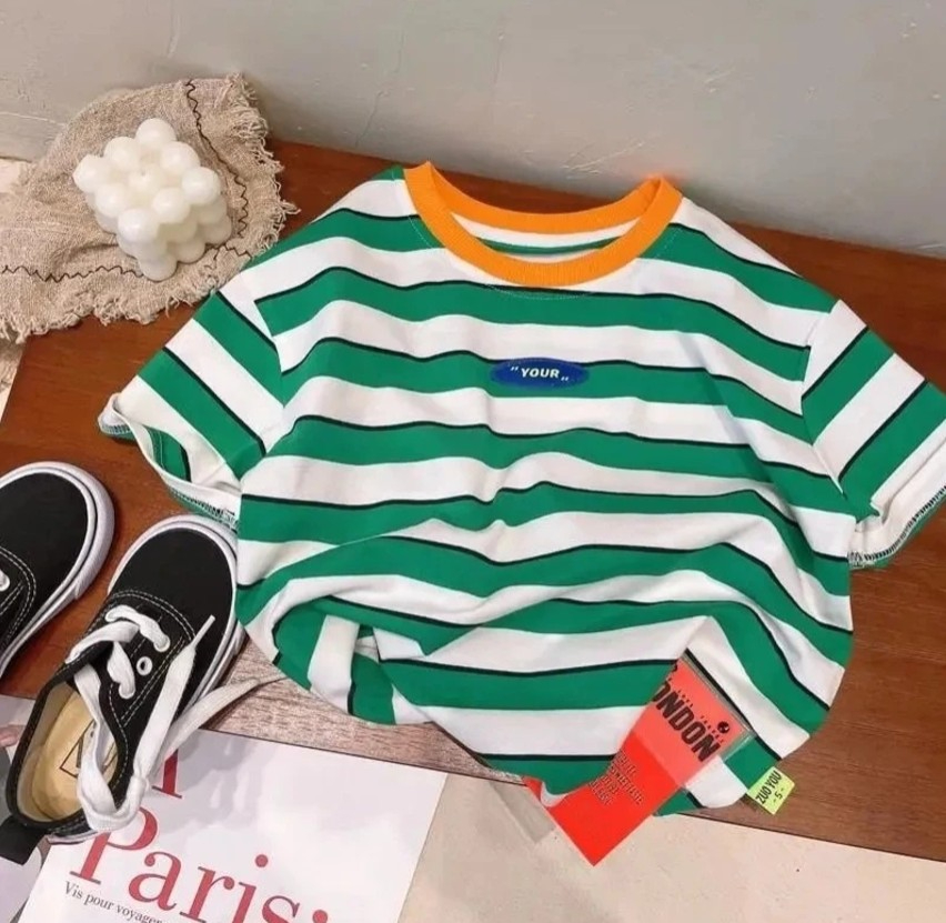 Baby Clothing Patterns Free - T-shirt à manches courtes rayé pour