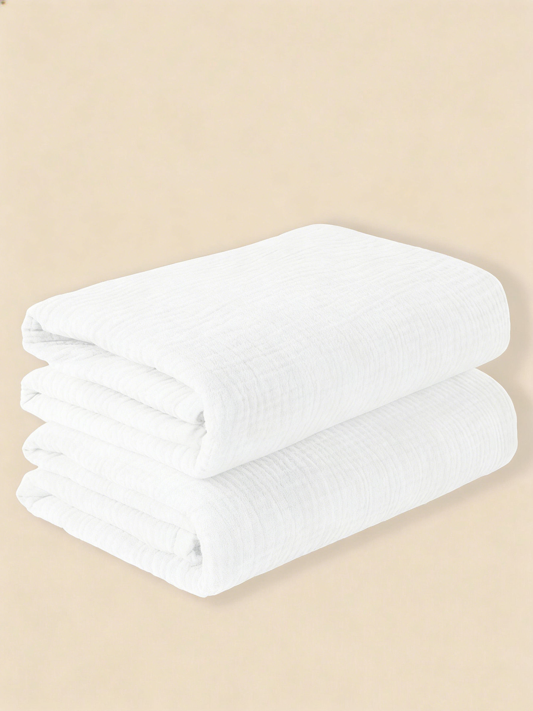 Baby Clothing Organic Cotton - Lot de 2 couvertures pour bébé,