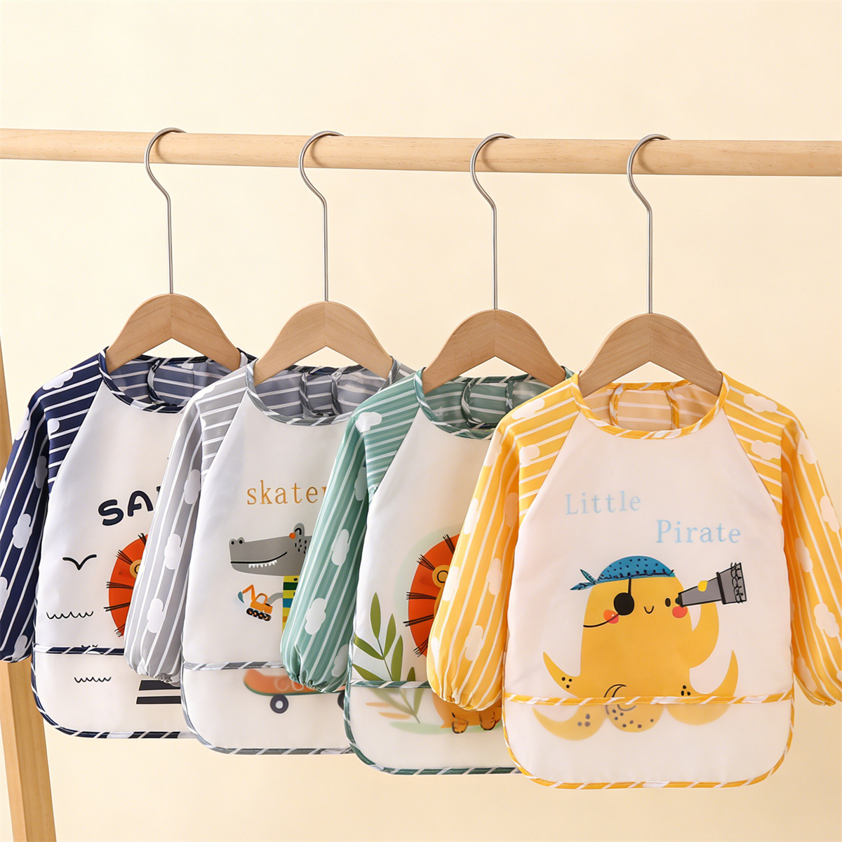 Baby Clothing Kit - Lot de 2 bavoirs imperméables à