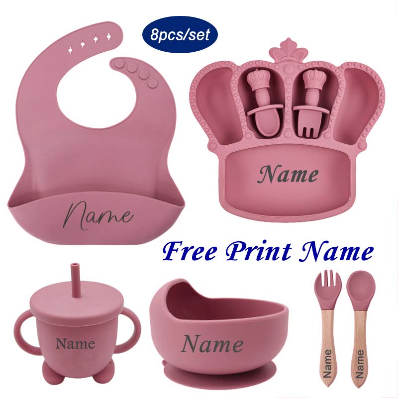 Baby Clothing Gift Set - Assiette d'alimentation en silicone pour bébé