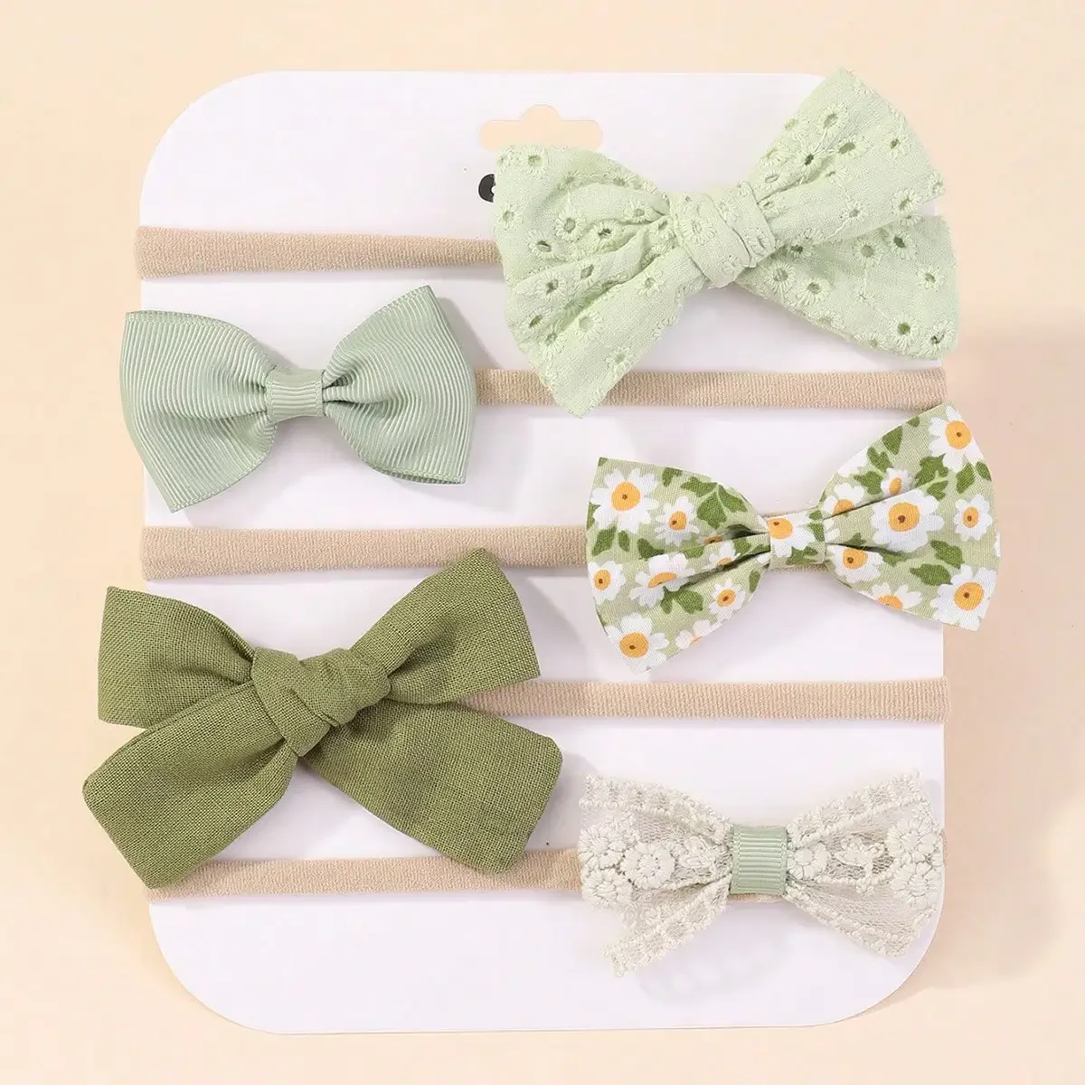 Baby Clothing Gift Set - 5 pièces/ensemble bébé bandeau élastique nouveau-né