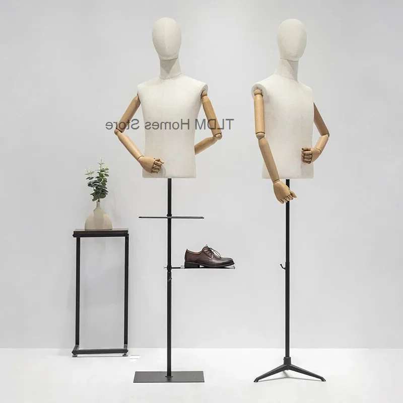 Baby Clothing Display Stand - Mannequin masculin mi-corps, mannequins pour vitrine