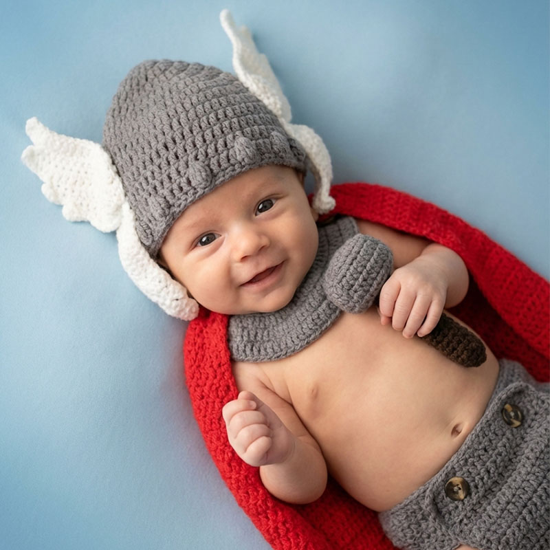 Baby Clothing Kit - Accessoires de photographie pour nouveau-nés, costume