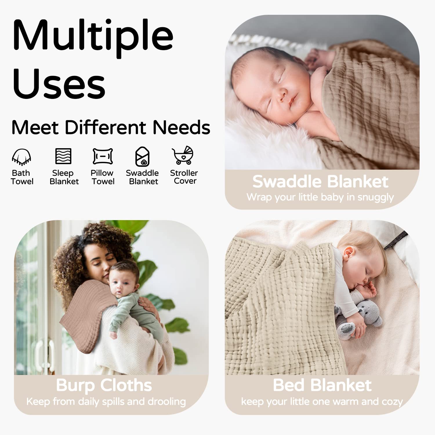 Serviettes de bain à capuche e - Baby Clothing Essentials avis et prix