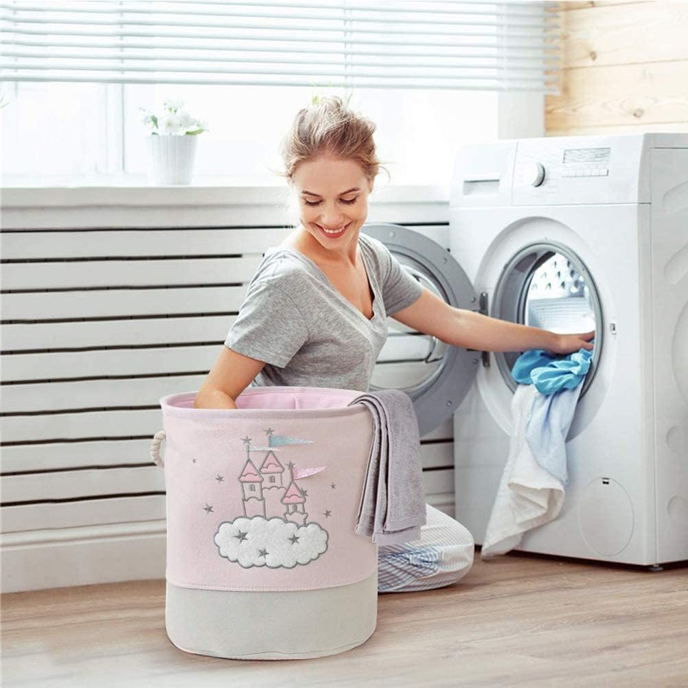 Grand panier à linge rose, pan - Baby Clothes Organiser avis et prix