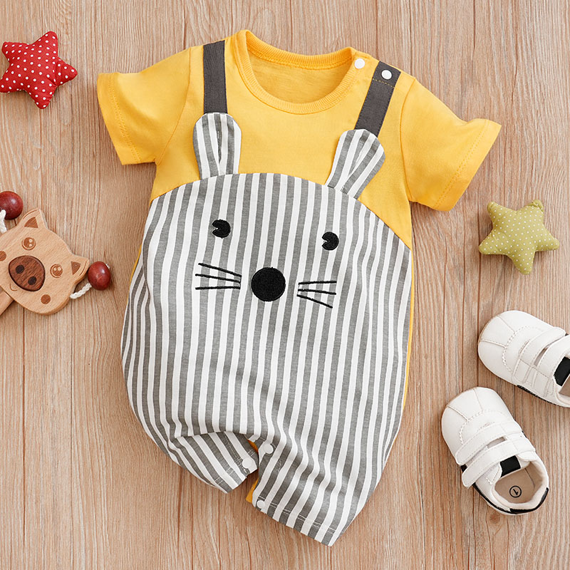 Barboteuse en coton à manches  - Baby Clothing Display Stand avis et prix