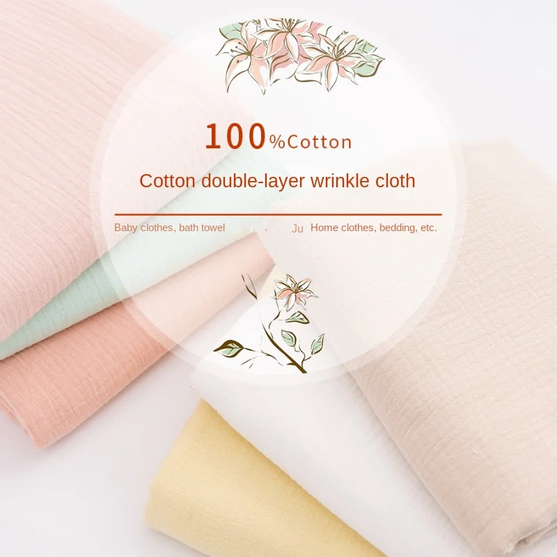 Tissu froissé Double couche 10 - Baby Clothing Organic Cotton avis et prix